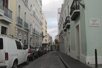  San Juan down town.  Strong influence of Spain.