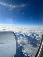  カナダ上空